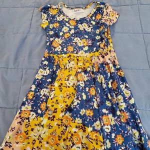 Dot Dot Smile Dress EUC 3/4
